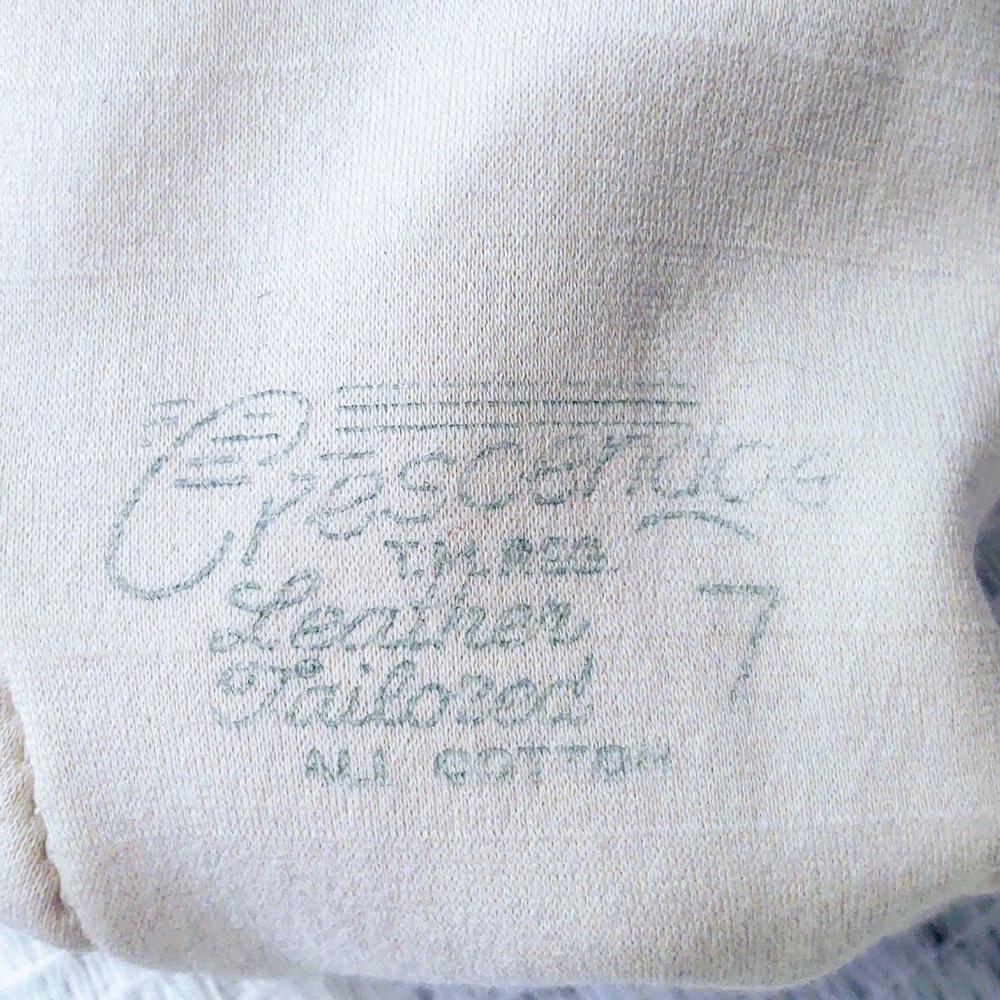 LADIES VINTAGE CRESCENDOE LEATHER TAILORED ALL COTTON FASHION DRIVING GLOVES 7 - Picture 8 of 10